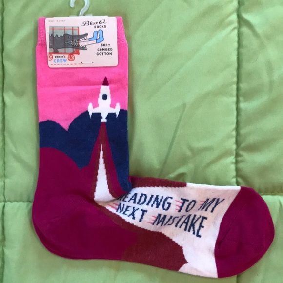 Blue Q women’s cotton crew socks - Mistakes - Picture 1 of 6